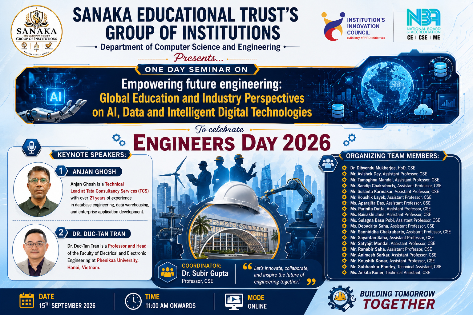 Seminar on Emerging Technologies in the AI Era